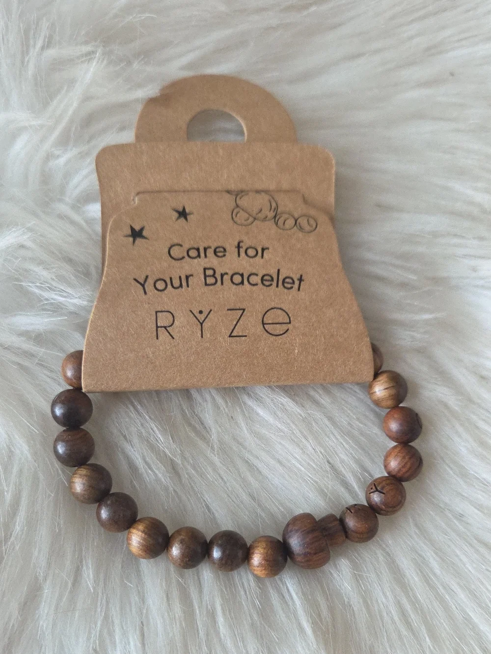 Ryze Wooden Bead Bracelet